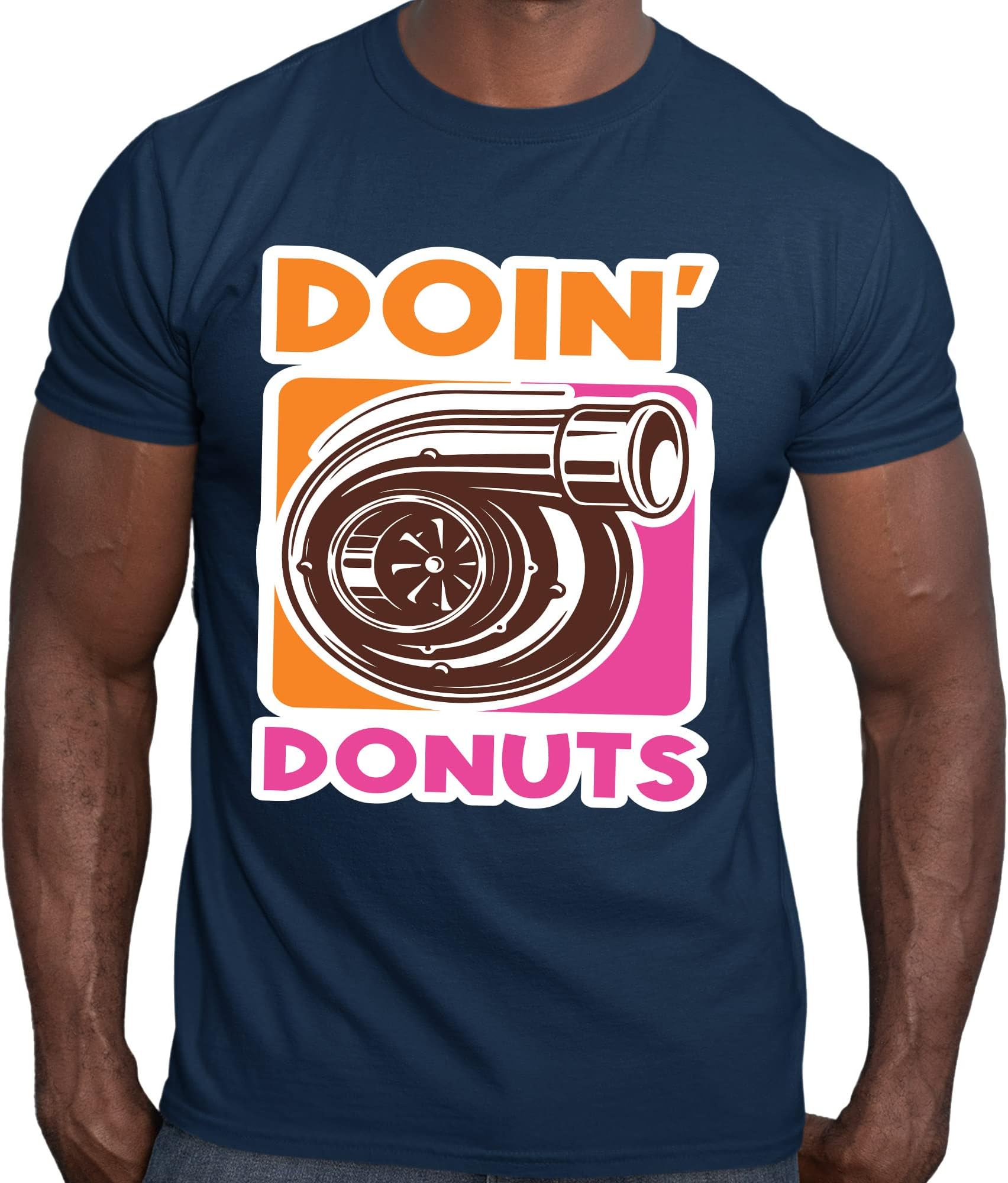 Doin' Donuts T-Shirt Doin' Donuts Funny Racing and Drift Car Enthusiast T-Shirt for Men Women
