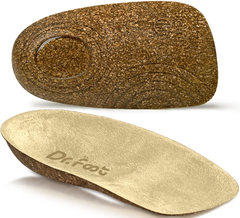 Dr.Foot Orthopedic Cork Heel Cups