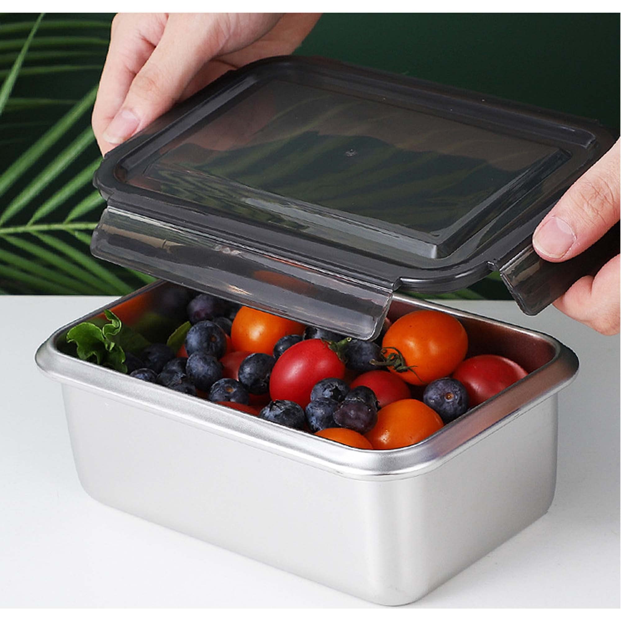 316 Edelstahl-Lunchbox Outdoor-Lunchbox (Größe: S 2800 ml) (R 2000 ml)