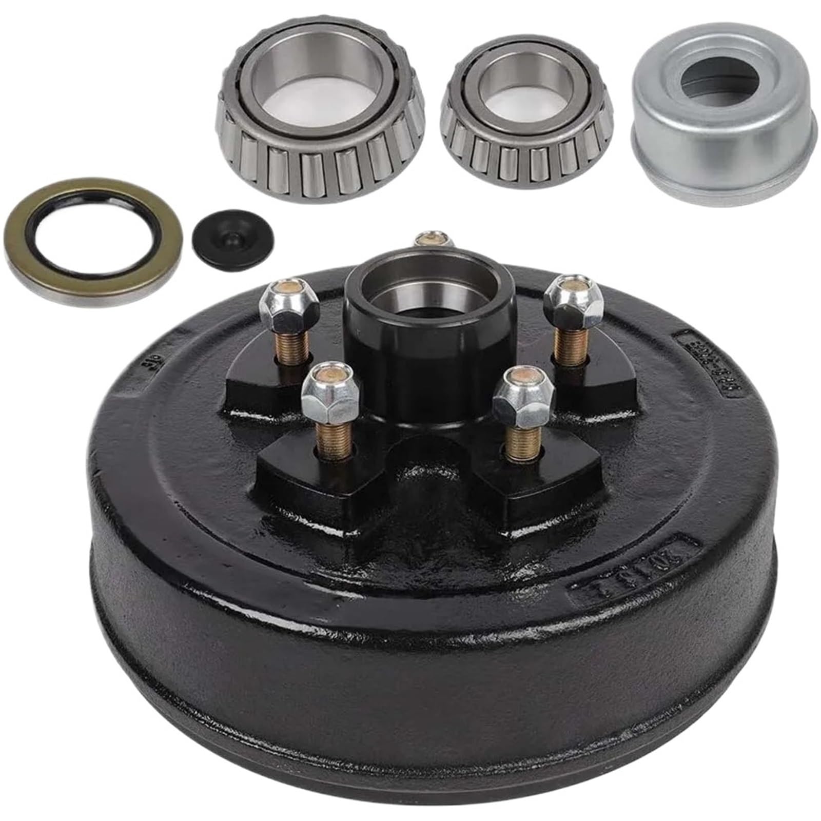 Moyeu de remorque 5 trous à roulements L44649 haute fluidité pour tambour