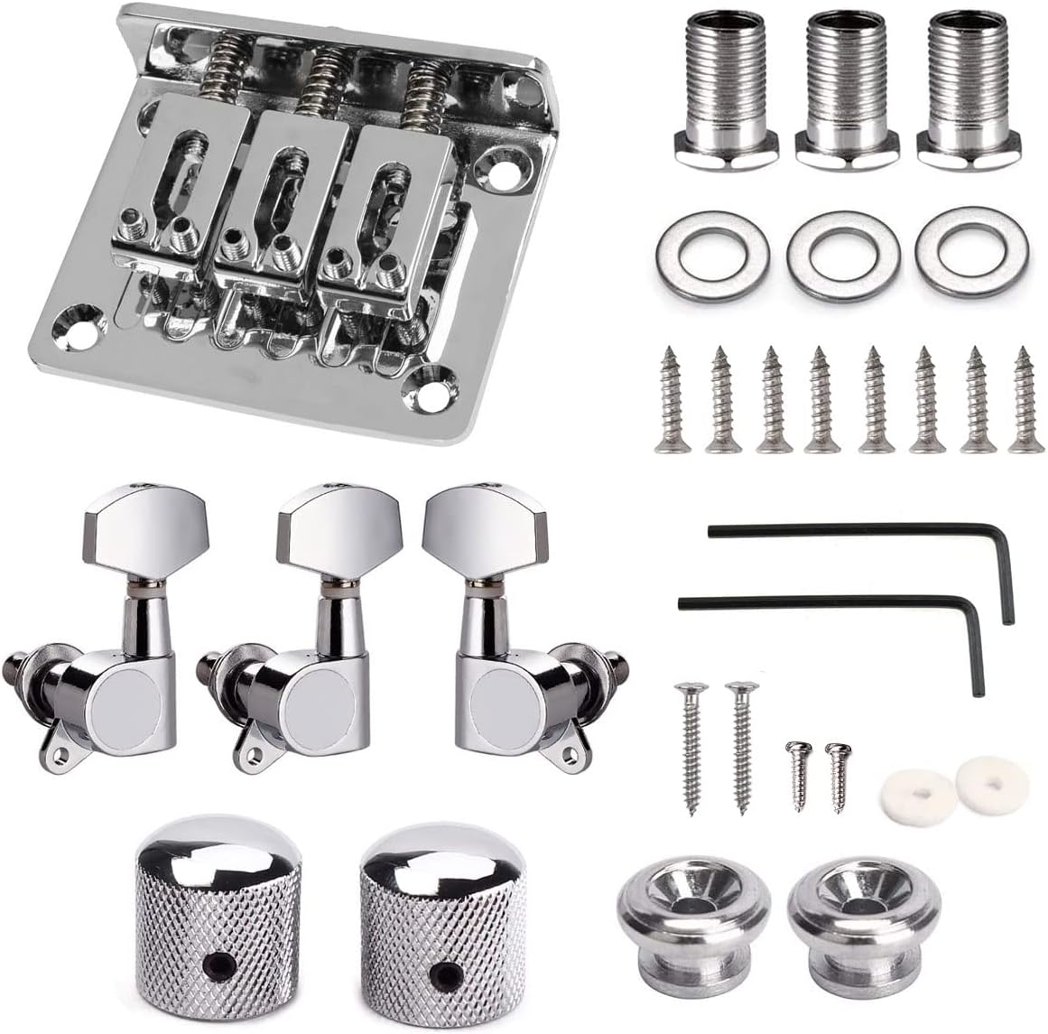 TUOREN Complete 3 String Box Guitar Replacement Part