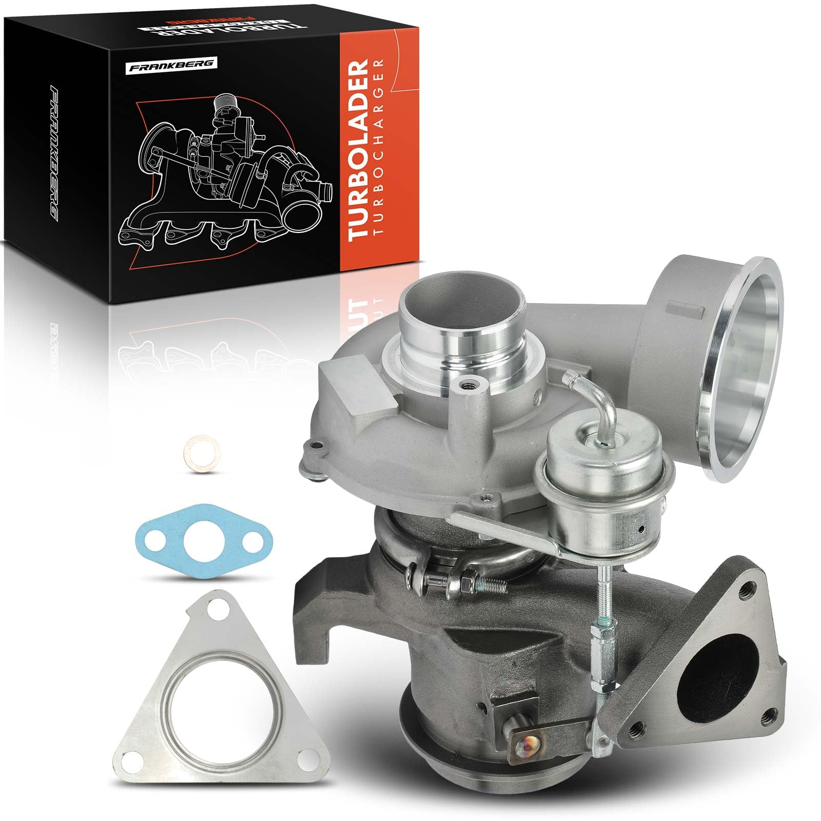 Frankberg Sistema di scarico turbocompressore scarico turbocompressore | A6400901380; Compatibile con: Classe B W245, Classe A W169