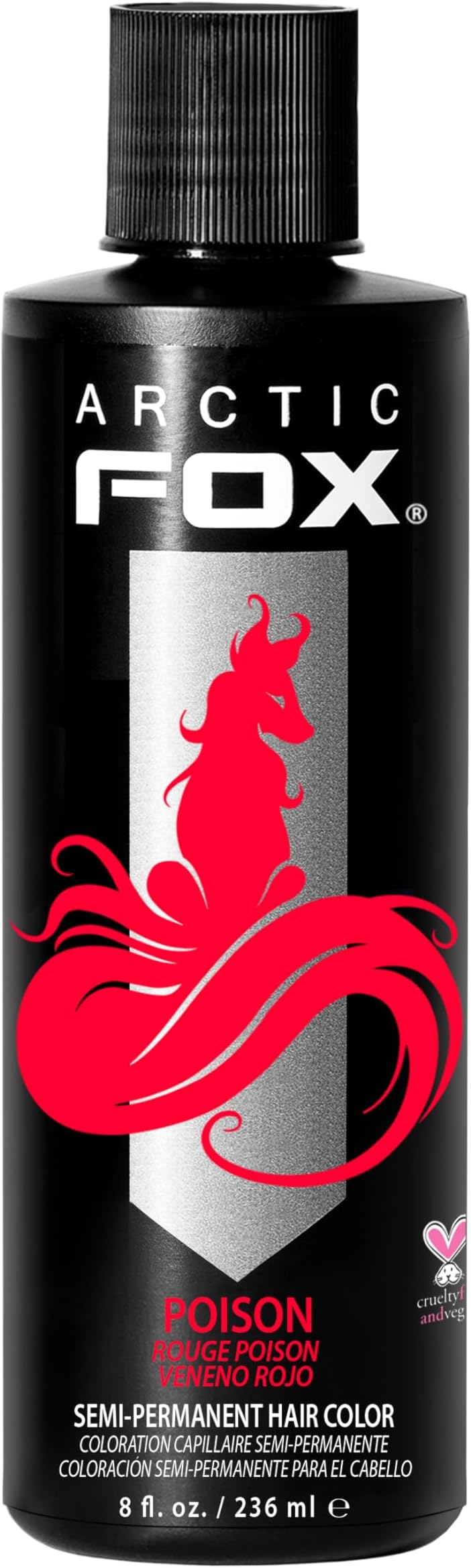 Arctic Fox 100% ヴィーガン Poison 236 ml セミパーマネント・ヘアカラー