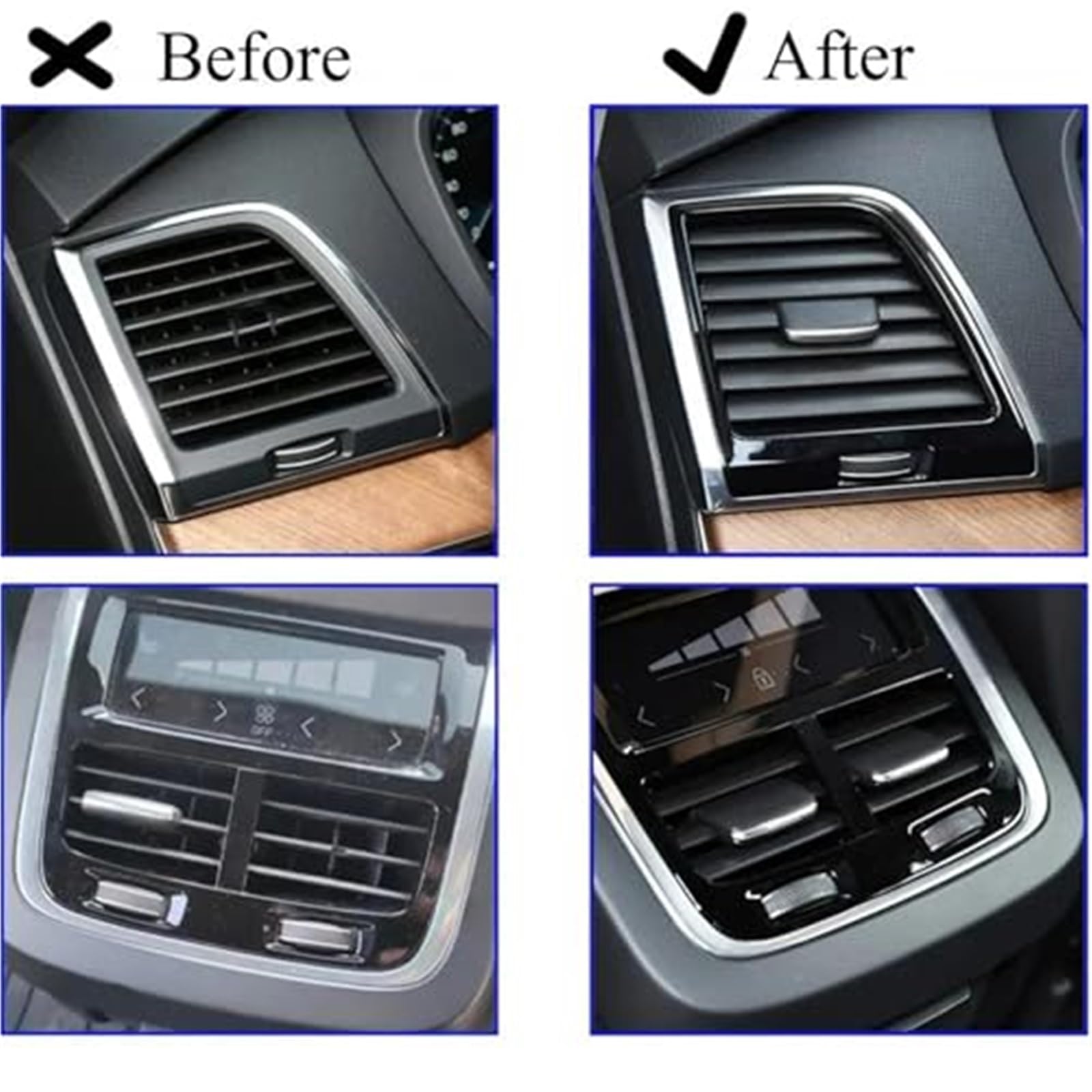 Wylot klimatyzacji, dla VOLVO, XC90 V90 S90 2015-2024 Zestaw
