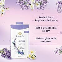 Vista 6 de Talco desodorante perfumado Yardley London con lavanda inglesa, polvo de talco 100gm, 3.5 onzas