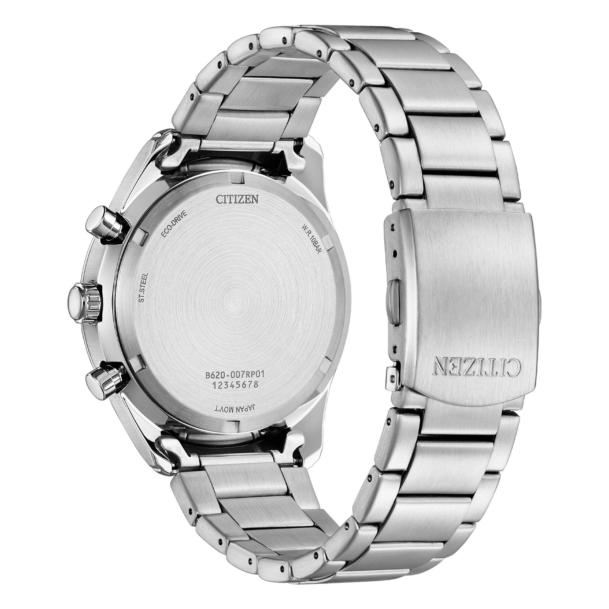 Citizen Cronografo Uomo Racing Eco Drive Blu