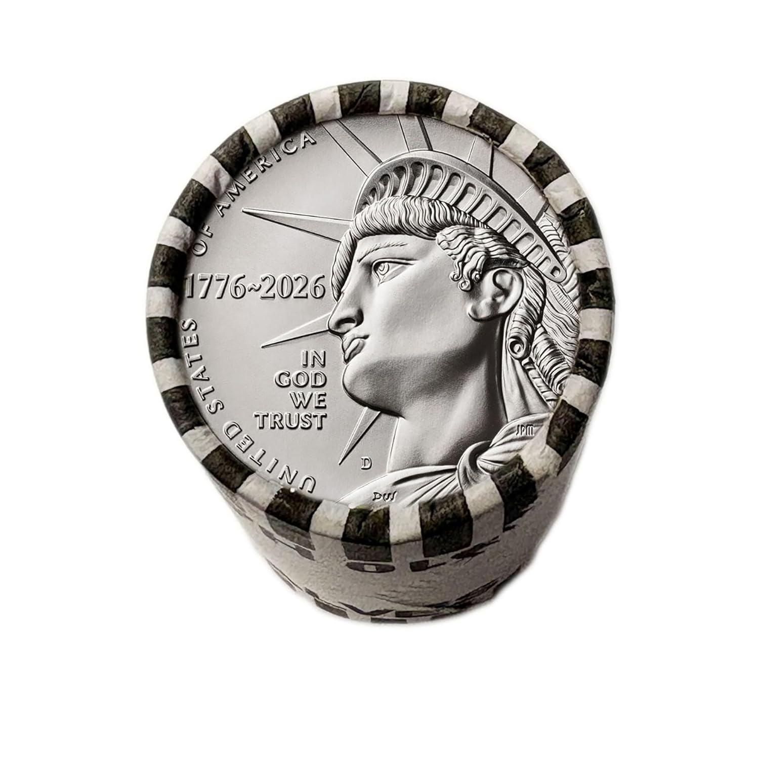 2026 D Enduring Liberty Half Dollar Dual Dated 1776-2026 - 20-Coin Roll Uncirculated - Semiquincentennial Coin Collection SemiQ Uncirculated