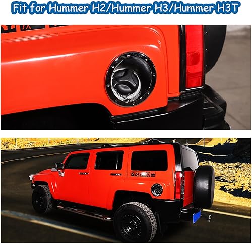 Miniatura 3 de Tapa de gasolina del tanque de combustible 25827646 compatible con Hummer H2 2004, 2005, 2006, 2007, 2007, 2008, 2009, 2010, Hummer H3T 2009 2010