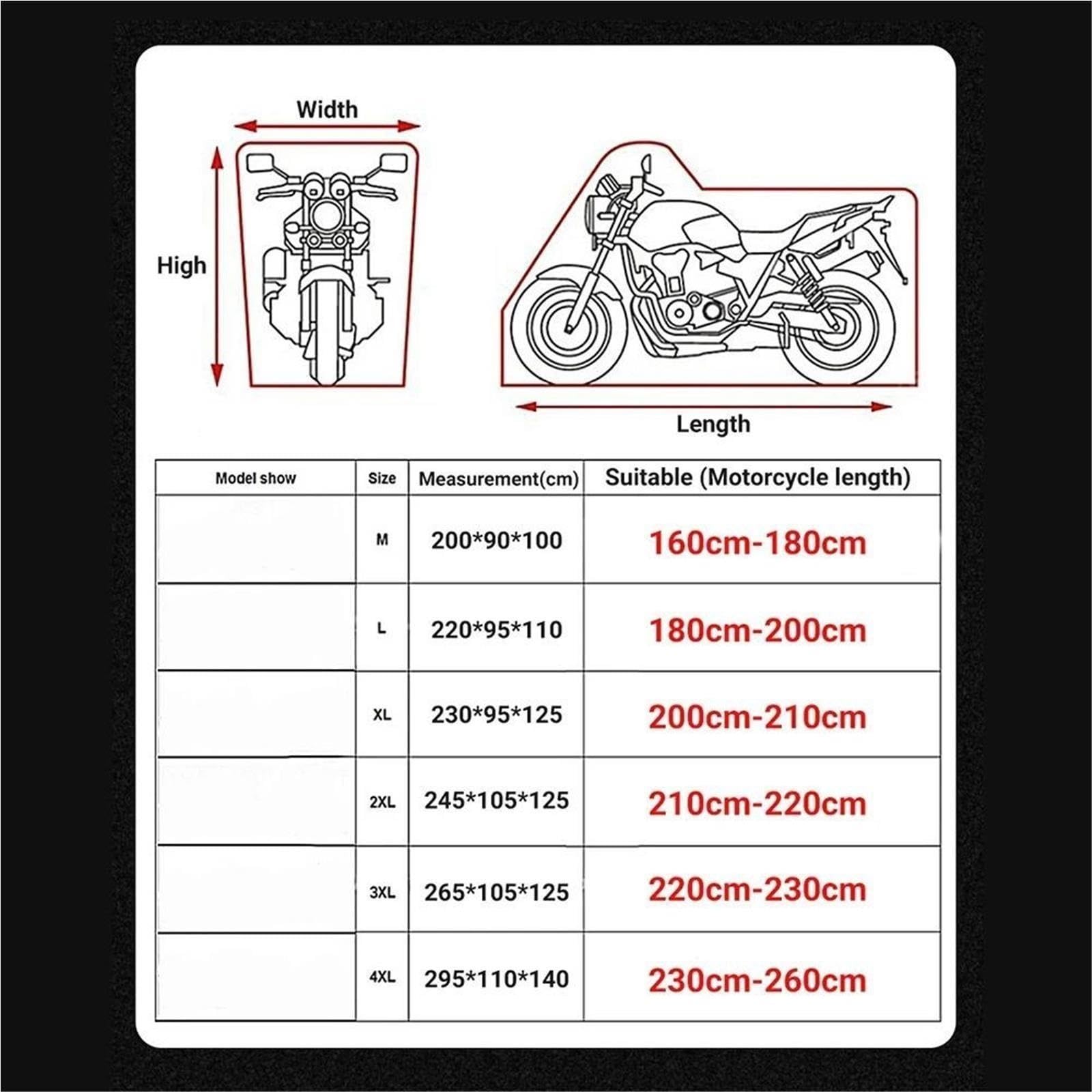 Copertura Antipioggia Antipolvere Per Moto