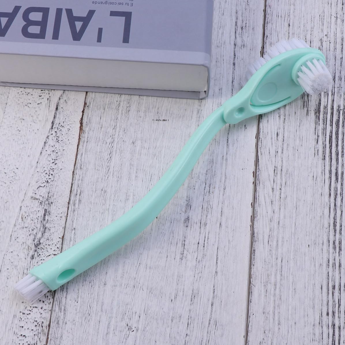 Double Side Long Handle Shoe Brush Plastic Cleaner for Sneakers