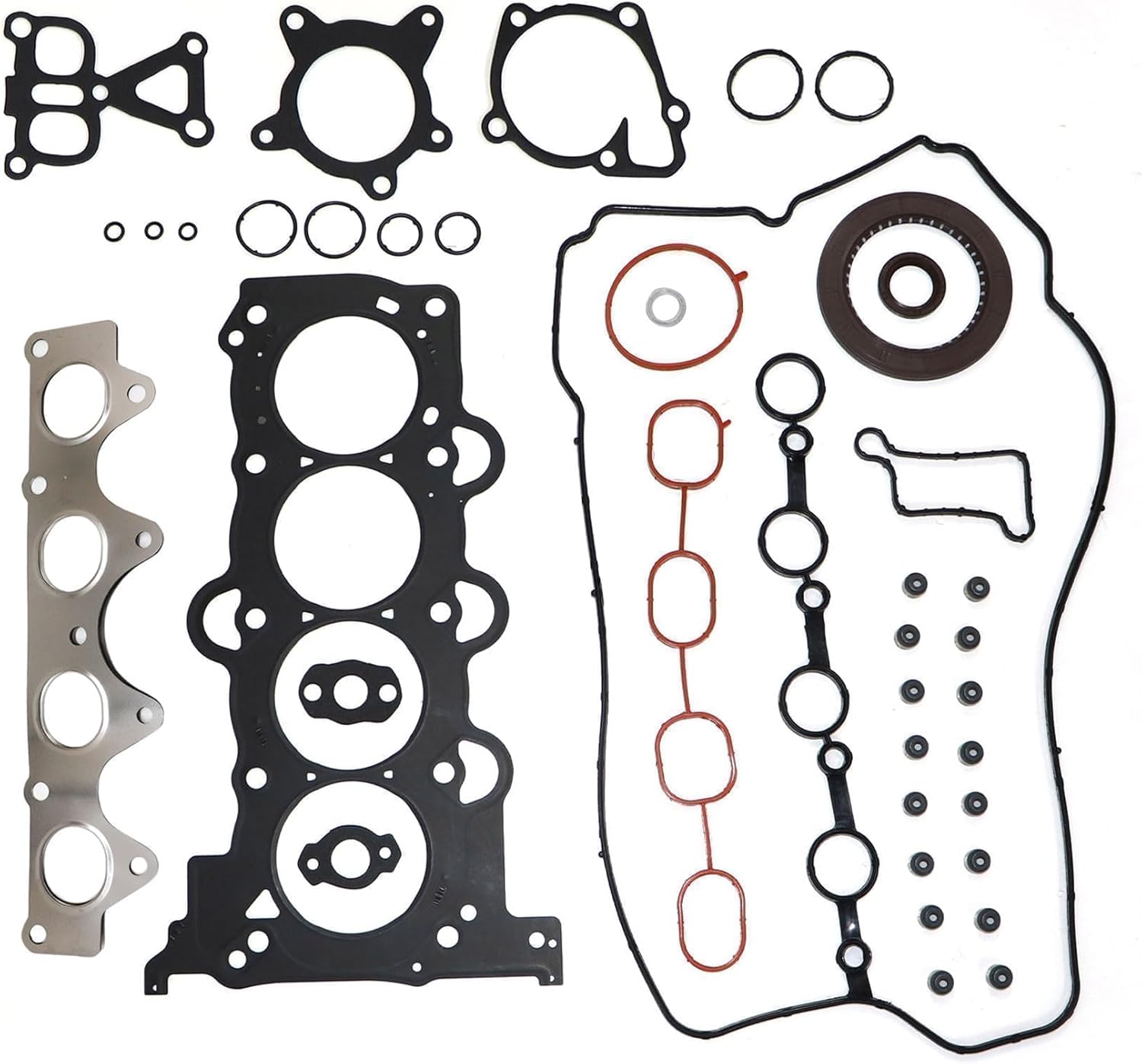 Priprilod Engine Head Gasket kit Fit for Hyundai Kia Accent Elantra Tucson Veloster Rio Soul 2012-2019 1.6L L4 DOHC G4FC G4FD# 22311-2B004 28521-2B400
