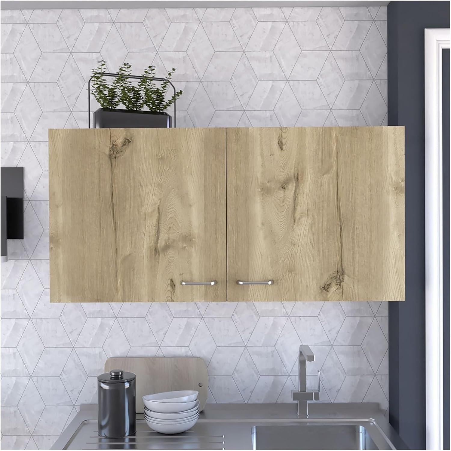Double Door Cabinet in, Wall Cabinet,for The Kitchen
