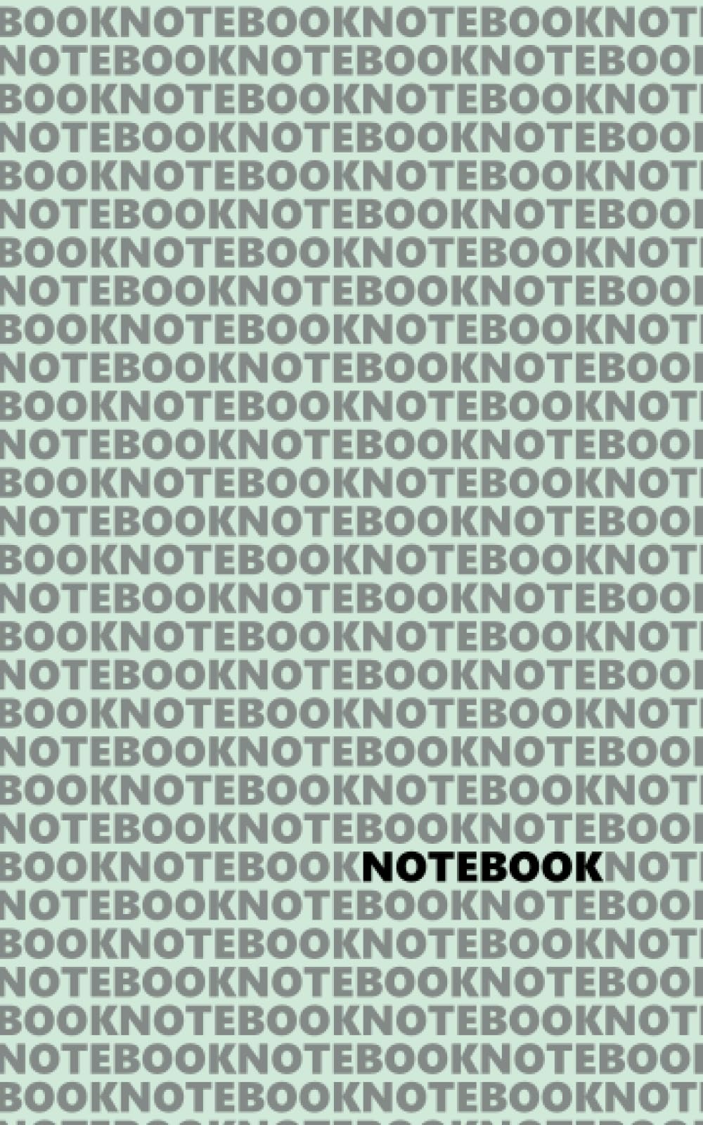 Notebook 5x8 (Pastel Green Grey)