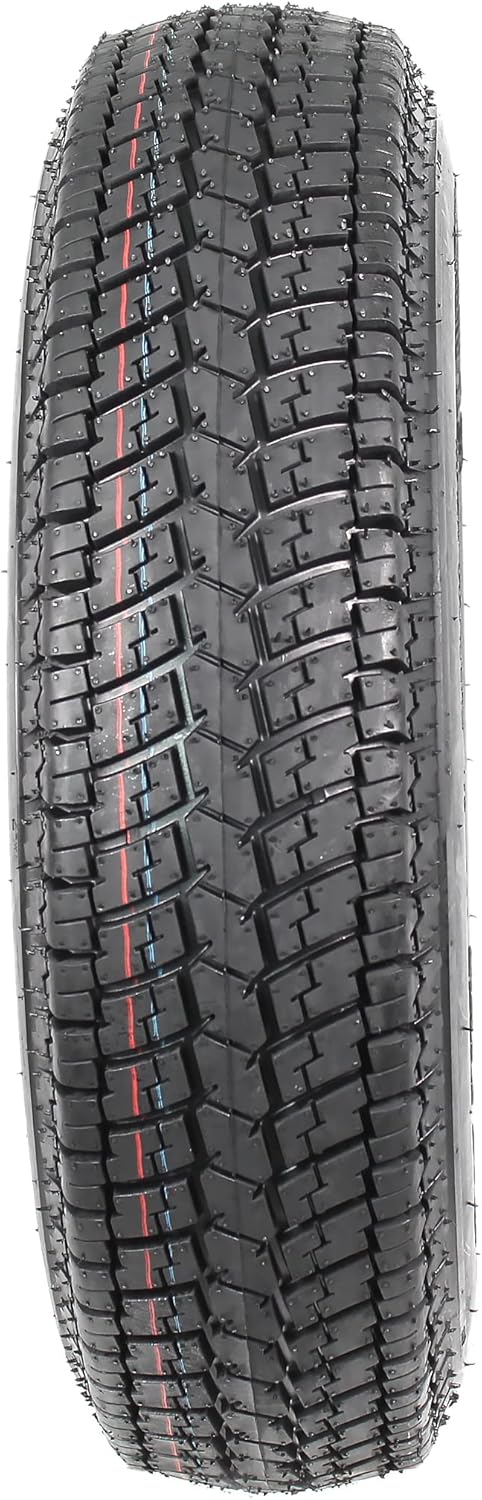 eCustomrim 2-Pack Trailer Tire Rim ST175/80D13 175/80 D 13 4 Lug White Spoke Wheel - 2 Year Warranty w/Free Roadside