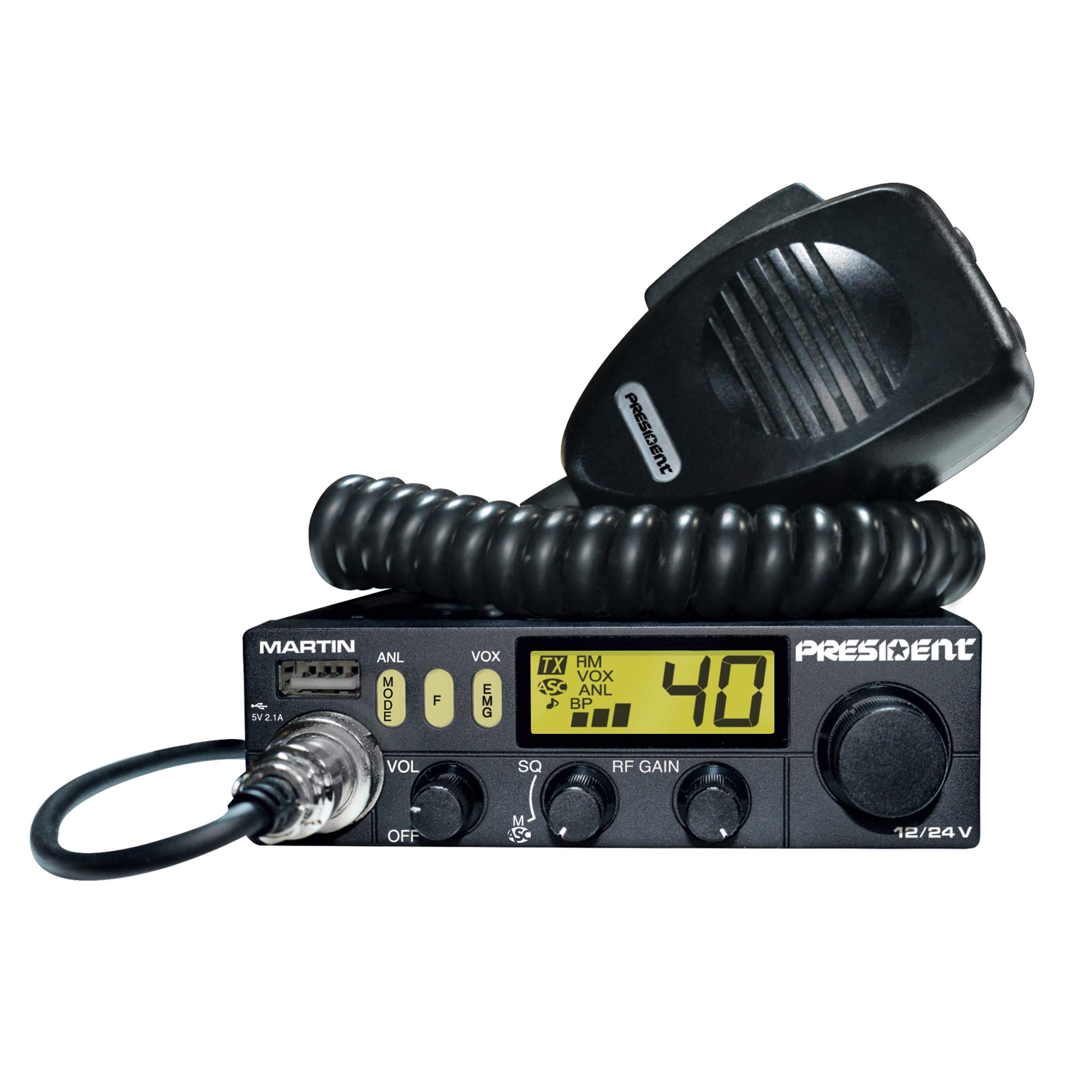 CB RADIO PRESIDENT TAYLOR IV ASC AM/FM