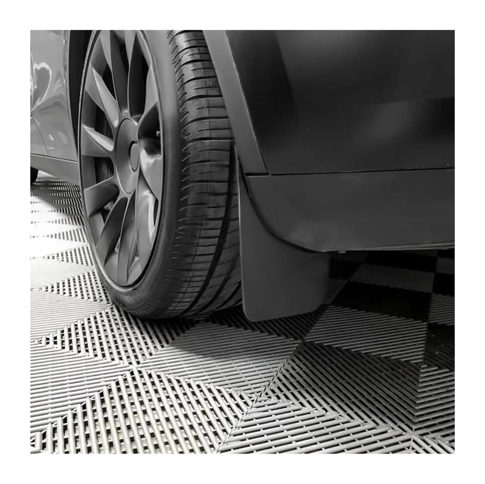 para Tesla para Model Y 2021-2023 Guardabarros Protección contra Salpicaduras Aletas para Coche Guardabarros de Coche