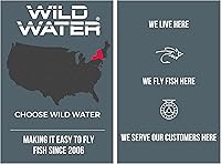 Vista 6 de Wild Water Fly Fishing AX Series Fly Rod IM8 Graphite Blank 3/4/5/6/7/8/9/10/12 wt Rods 5’6”/7/8/9/10/11 ft Lightweight Pole Medium Fast