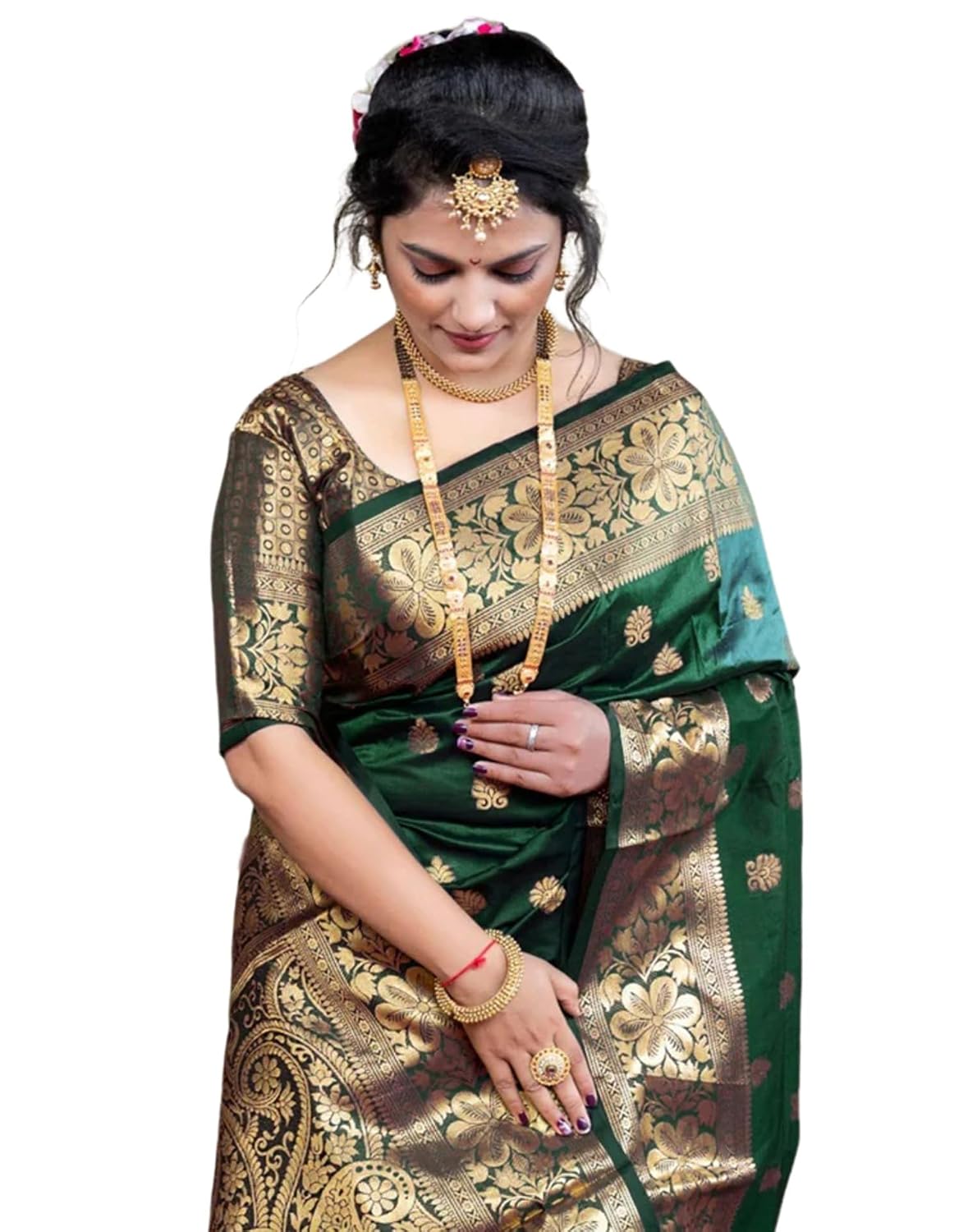 SIRIL Women's Kanjivaram Silk Saree Pure Silk Saree with Unstitched Blouse Piece - Review, Price and Buying Guide