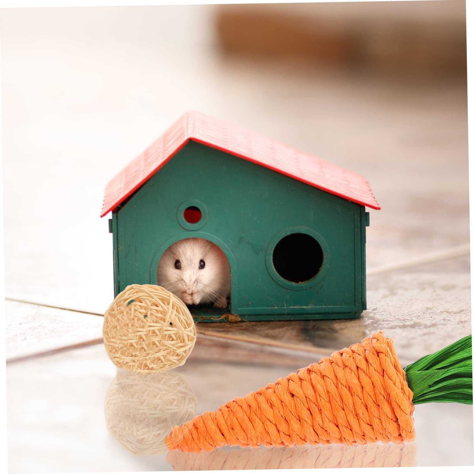Kratzbrett für Kaninchen Kauspielzeug für Hamster und Kleine Haustiere Beißspielzeug aus Holz für Zahnpflege und Beschäftigung
