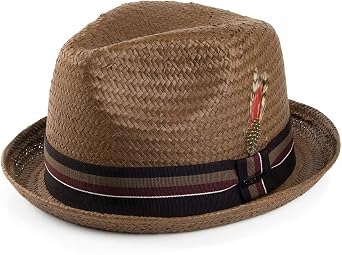 Jaxon Tribeca Toyo Straw Fedora Hat