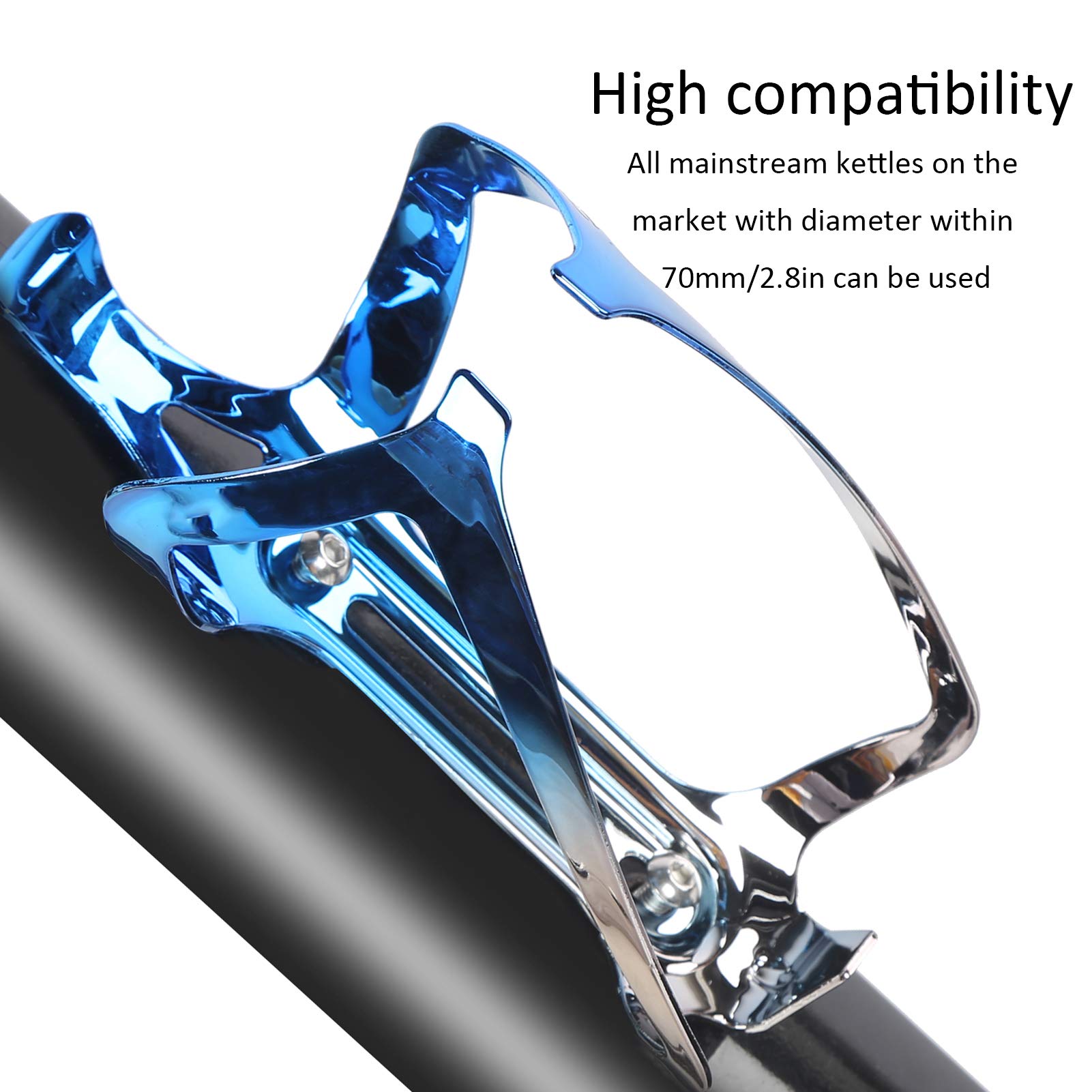 MU Stable Bouteille de Vélo Cage Bouteille Cage Aluminium Alliage Montagne Route Vélo Bouteille Cage Cage Vélo Ultra Léger Eau Titulaire de Tasse Légère,Rouge,15X6,8Cm