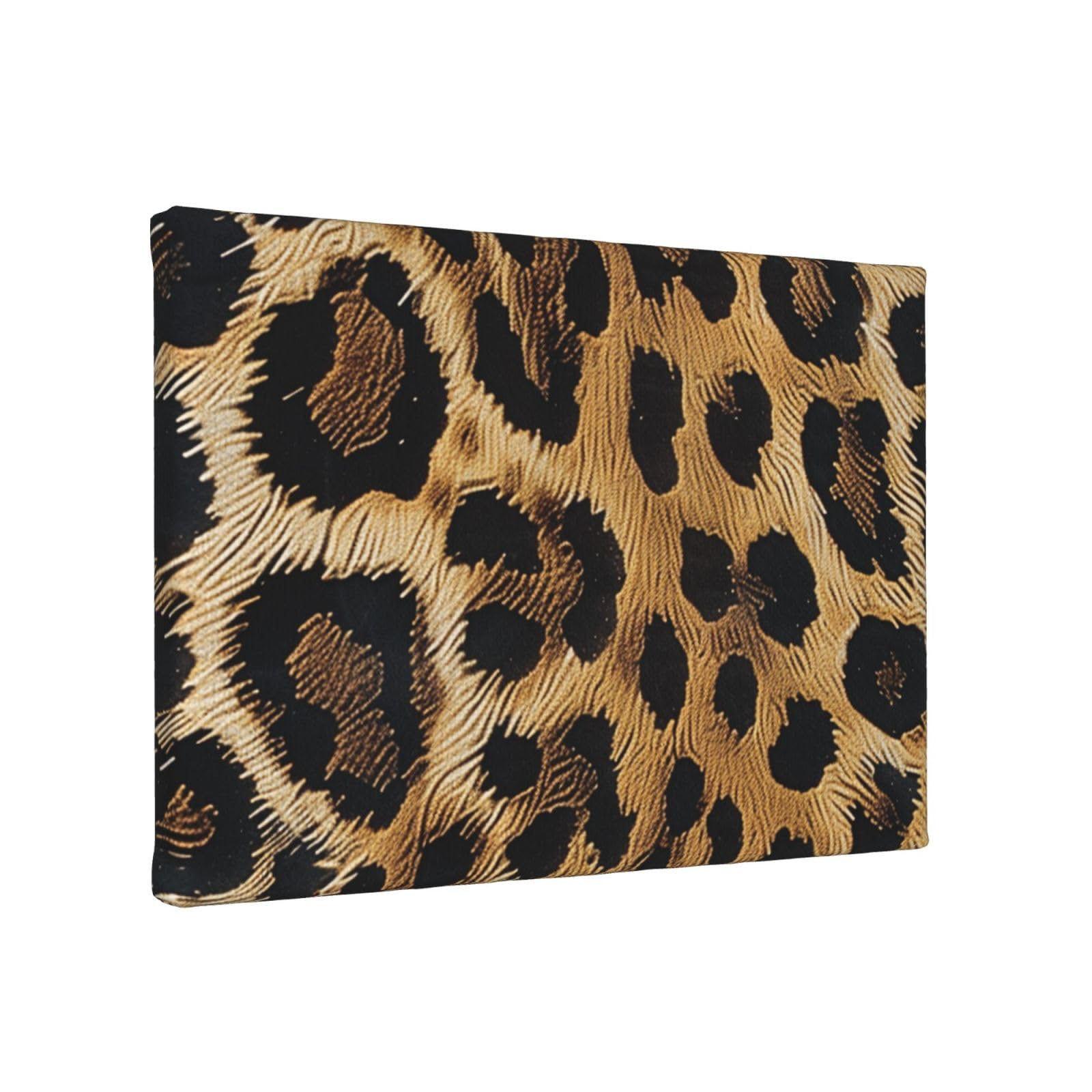 YKLJG Leopard Pattern Printed Wall Art Canvas Painting 30x20 CM Wooden Framed Picture Painting Artwork Prints for Bedroom Kitchen Home Office Decor