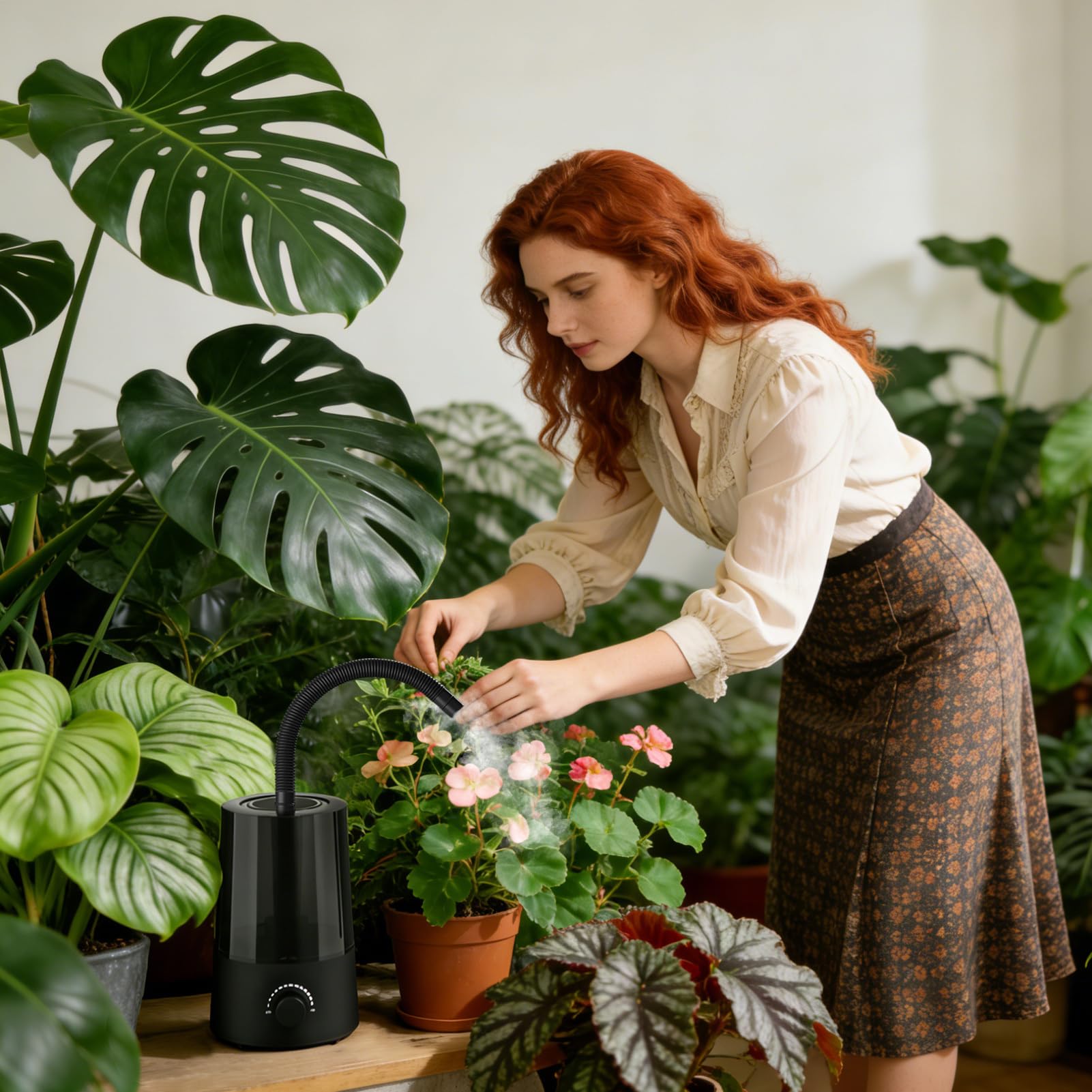 Nawilżacz do terrarium dla gadów 2,5 l Zamgławiacz z automatycznym | Nawilżacz do wiwarium do Terrarium: Kameleony, Gekony, Płazy, Żółwie, Węże,