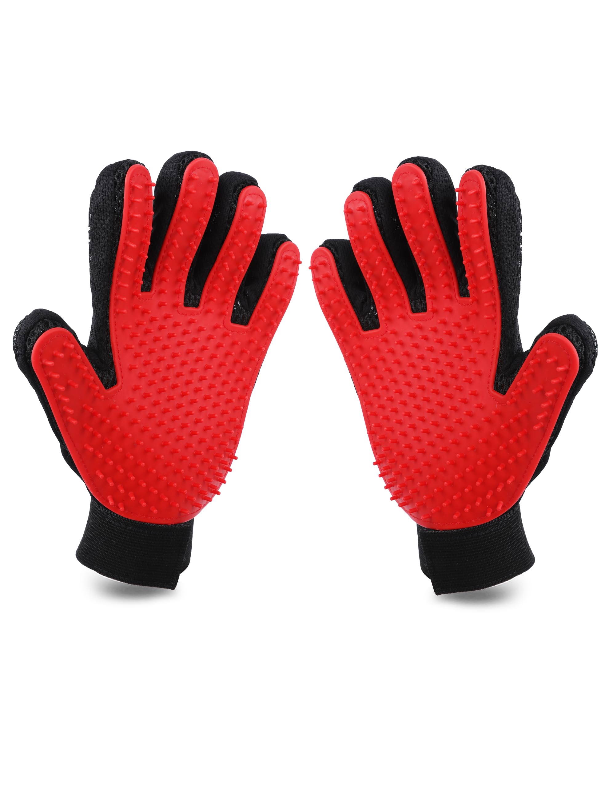 Itingy Cat Grooming Gloves 259-Tip, Pet Hair Removal Mitt for Cat/Dog/Rabbit with Sensitive Skin