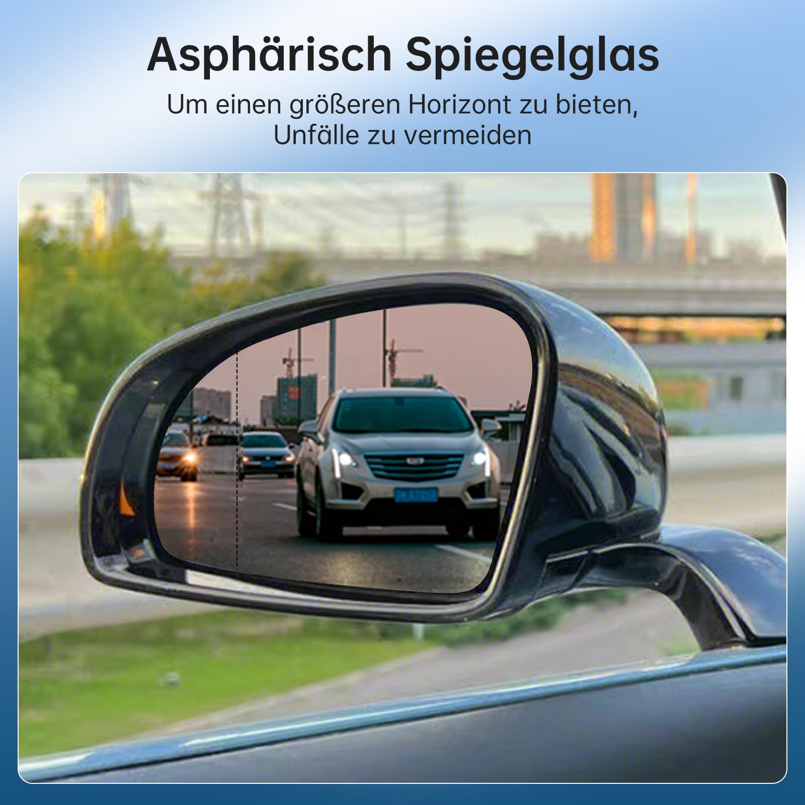 Vetro Specchietto Retrovisore Riscaldabile Lato Destro Per VW, Seat E Skoda - TarosTrade - Foto 3