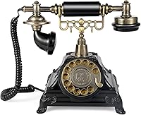 Vista 1 de Audio Guest Book Wedding Phone, Audio Guest Book Record Customized Audio Messages Guest Book Alternatives Classic Rotary Phone for Parties Birthdays