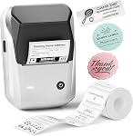 NIIMBOT B1 Label Maker Machine with Tape, Portable Thermal Bluetooth Printer for 2'' Stickers, Mini Barcode Labeler for Home School& Small Business
