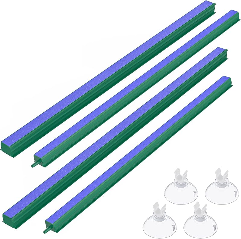 Barra Difusora de Ar para Aquário Pawfly com 4 Ventosas, 40,64 cm, Pacote com 4