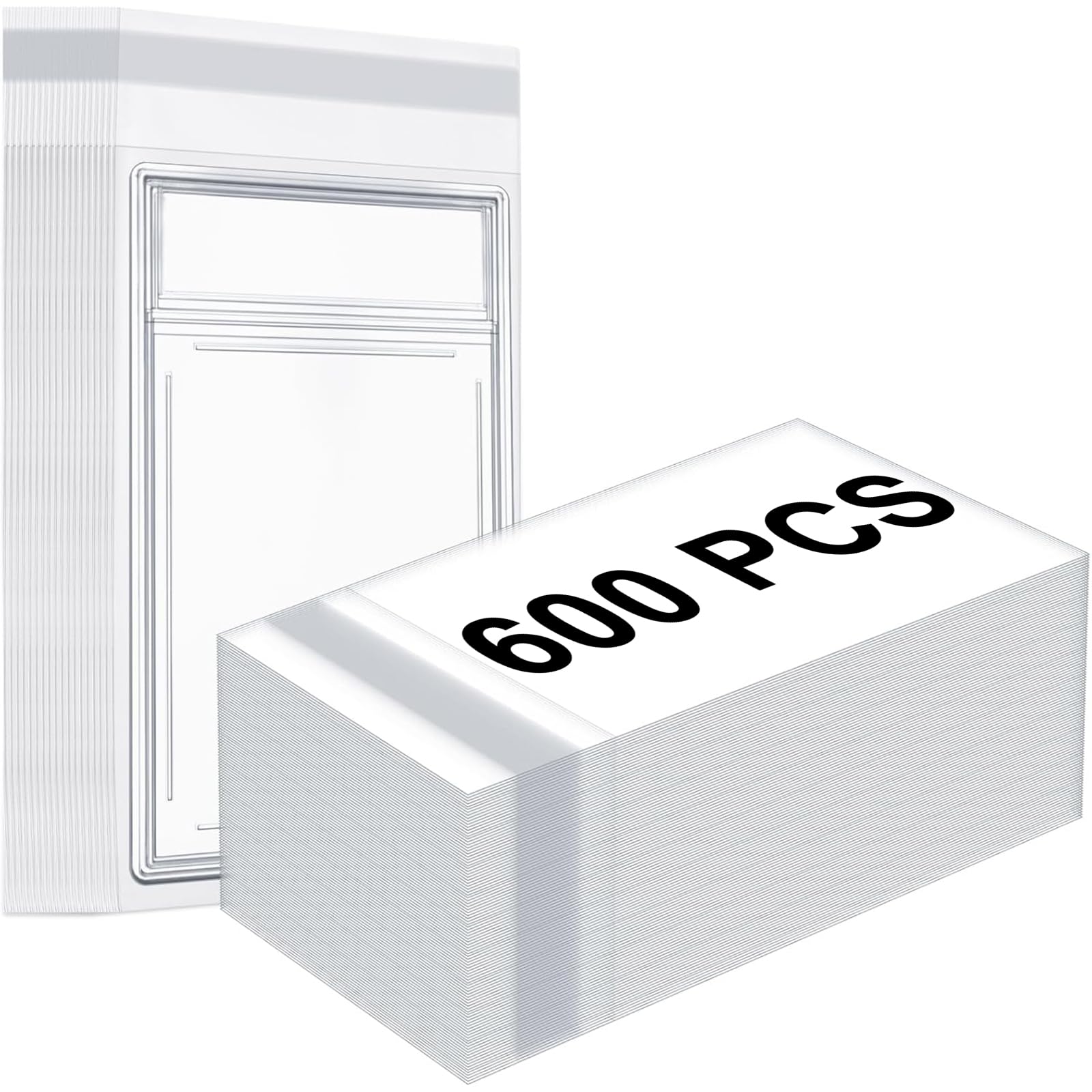 Marspark 600 Pcs Graded Card Sleeves Resealable Card Sleeves Protective Slab Holders Bags Compatible with SGC and More Soft Polypropylene Prevents Scratches, Scrapes, Etc