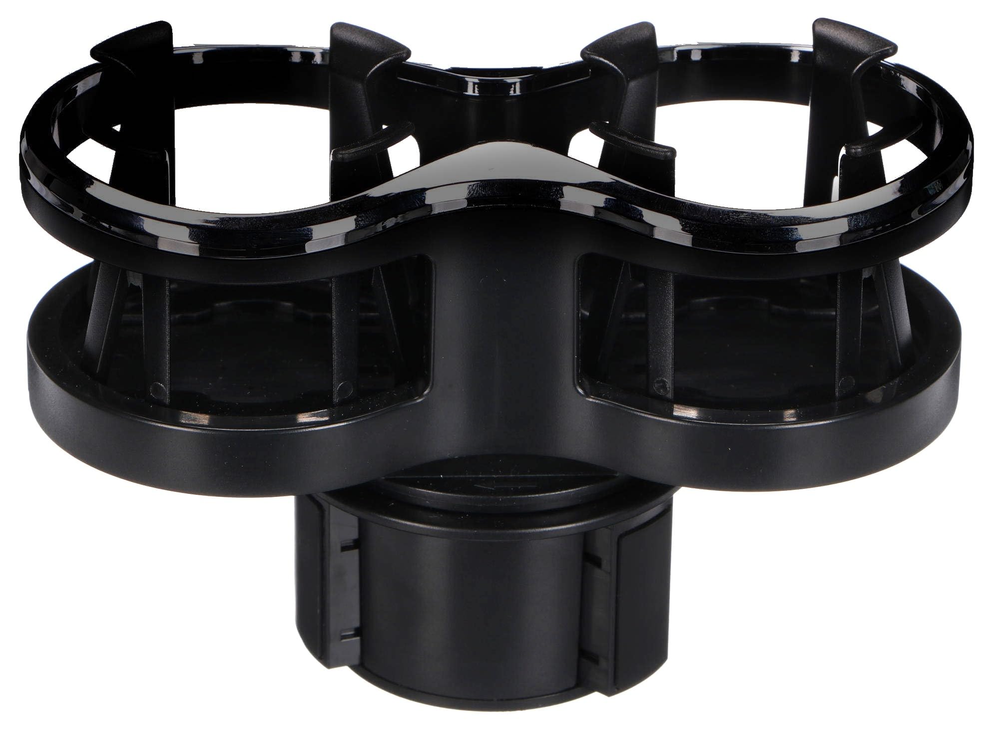 SIXTOL CAR CUP HOLDER 1 | Car Cup Holder Expander | Adapter with Adjustable Base and Coaster | Compatible with Bottles up to 7 cm Diameter | Large Drinks | Cups