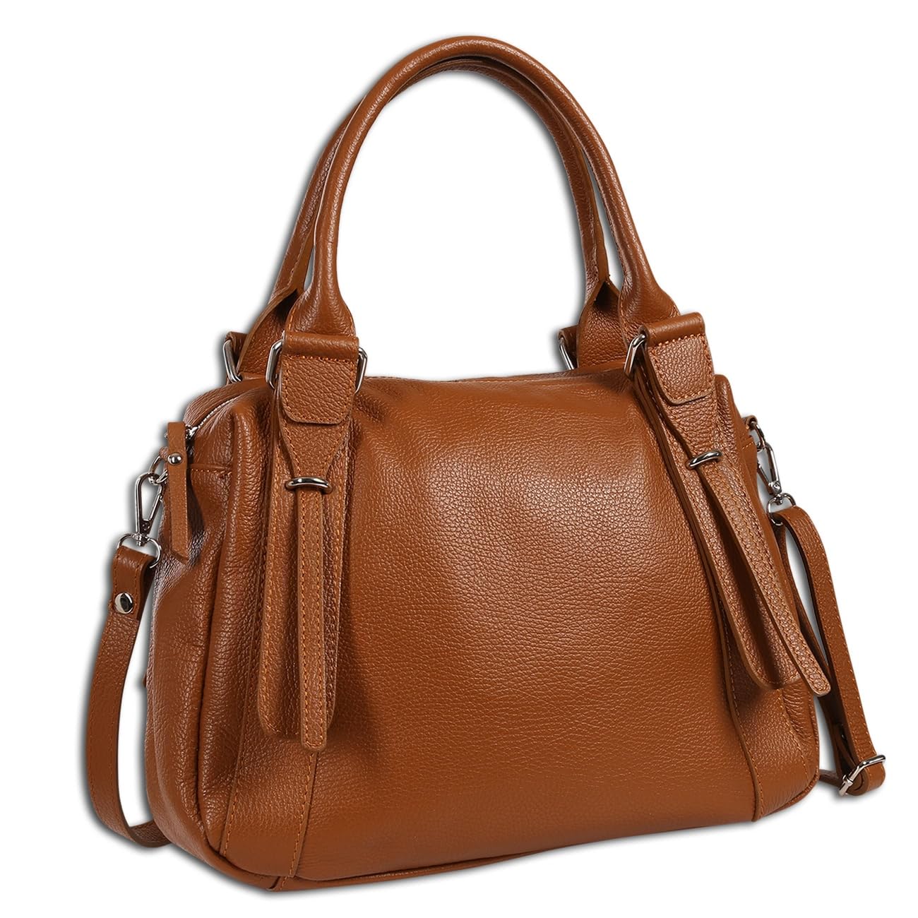Sac à bandoulière en cuir OTT855UC6 chic marron intemporel