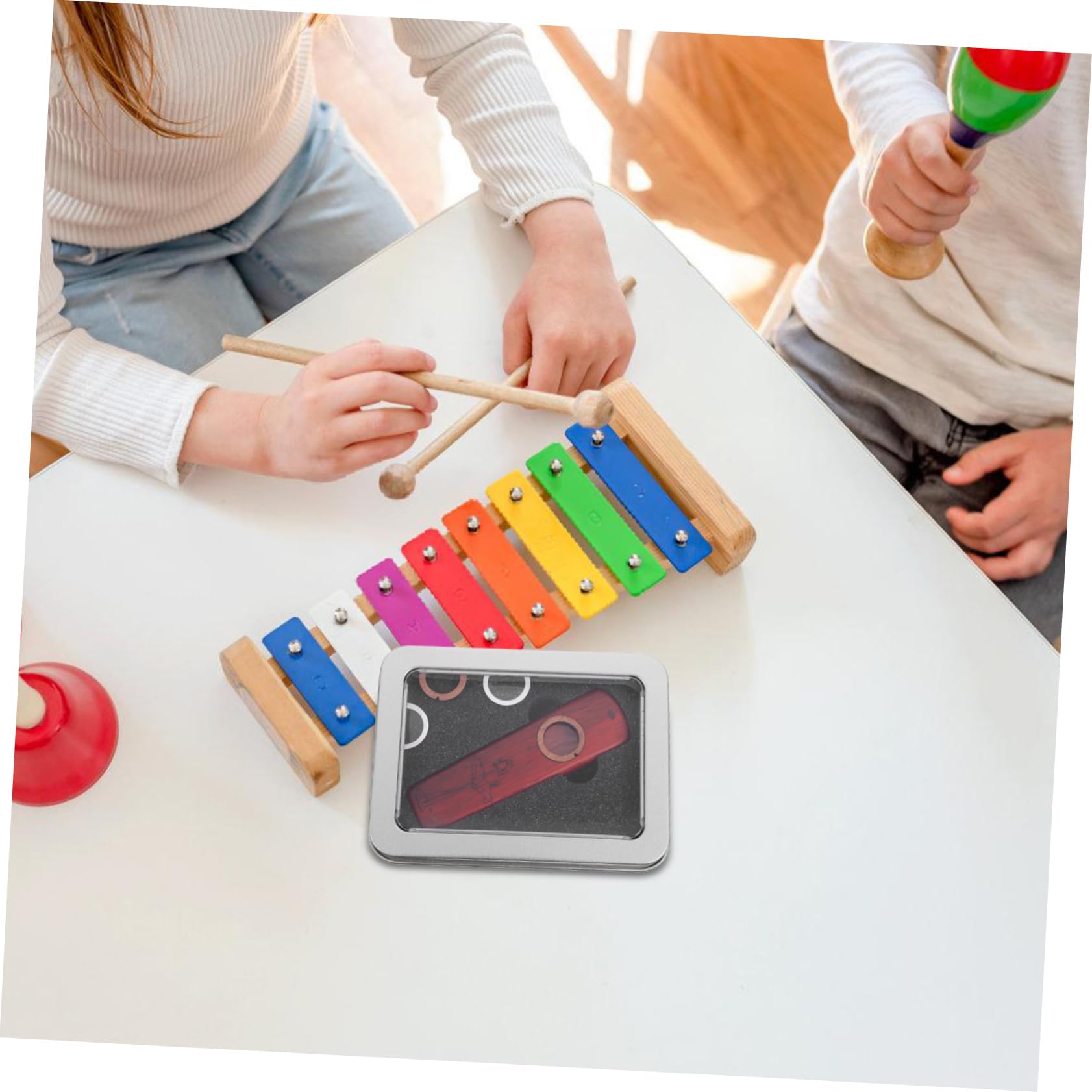 ibasenice 5pièces Kazoo De Instrument De Musique Facile à Apprendre Pour Guitare Et Ukulélé Kazoo Léger Et Portable Pour Débutants
