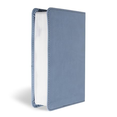 CSB Large Print Compact Reference Bible, Digital Study Edition, Slate LeatherTouch