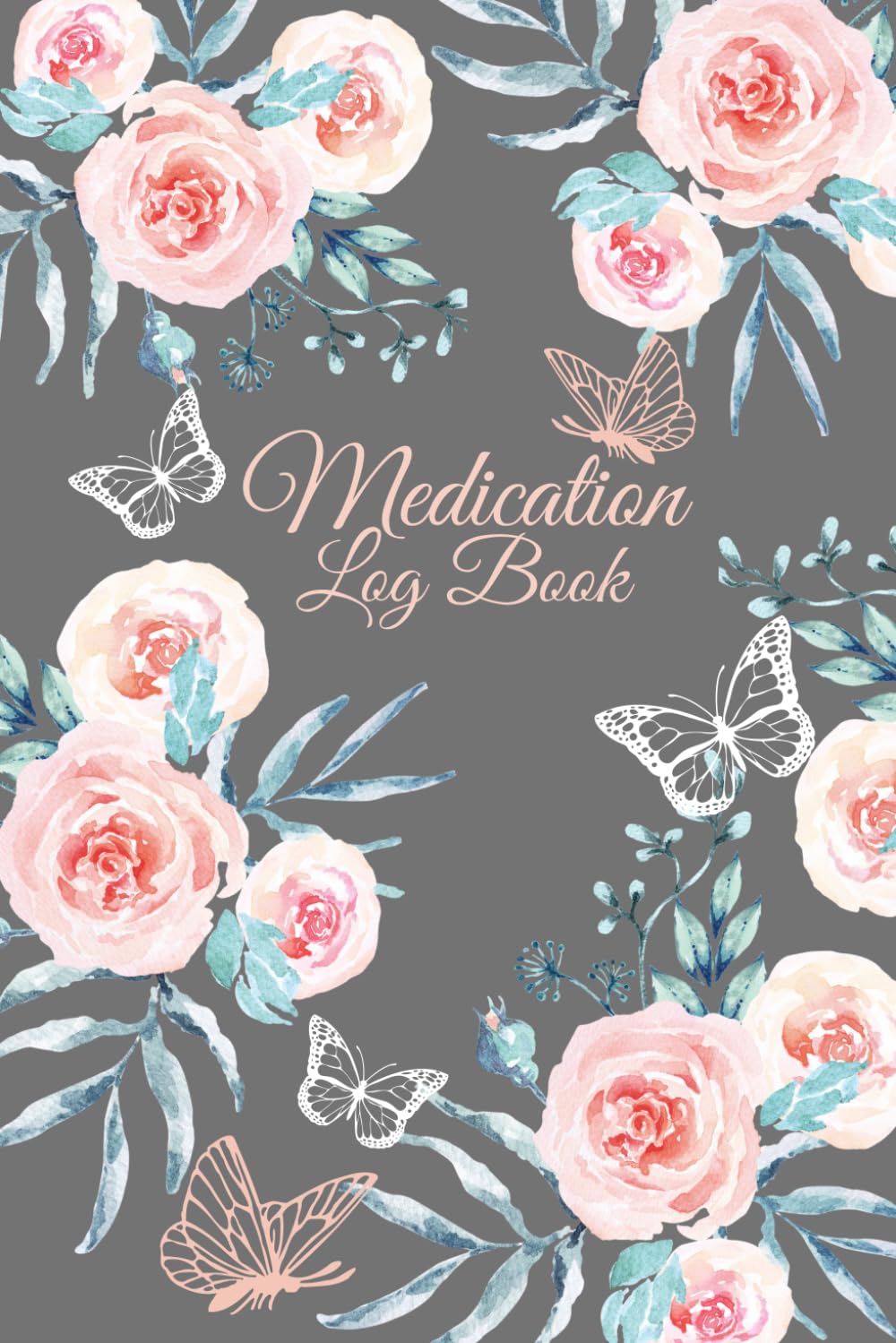 Floral Medication Log Book