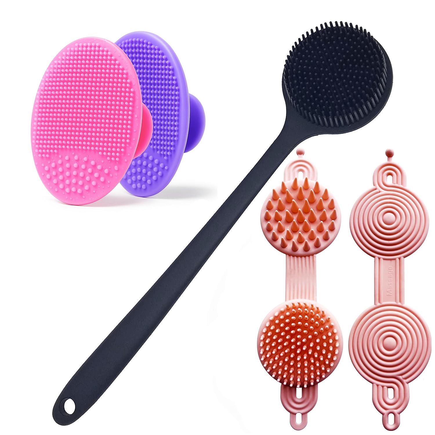 KBS Hair Scalp Massager Shampoo Brush with Soft Silicone Bristles for Anti Dandr — Flash AI Score 82/100