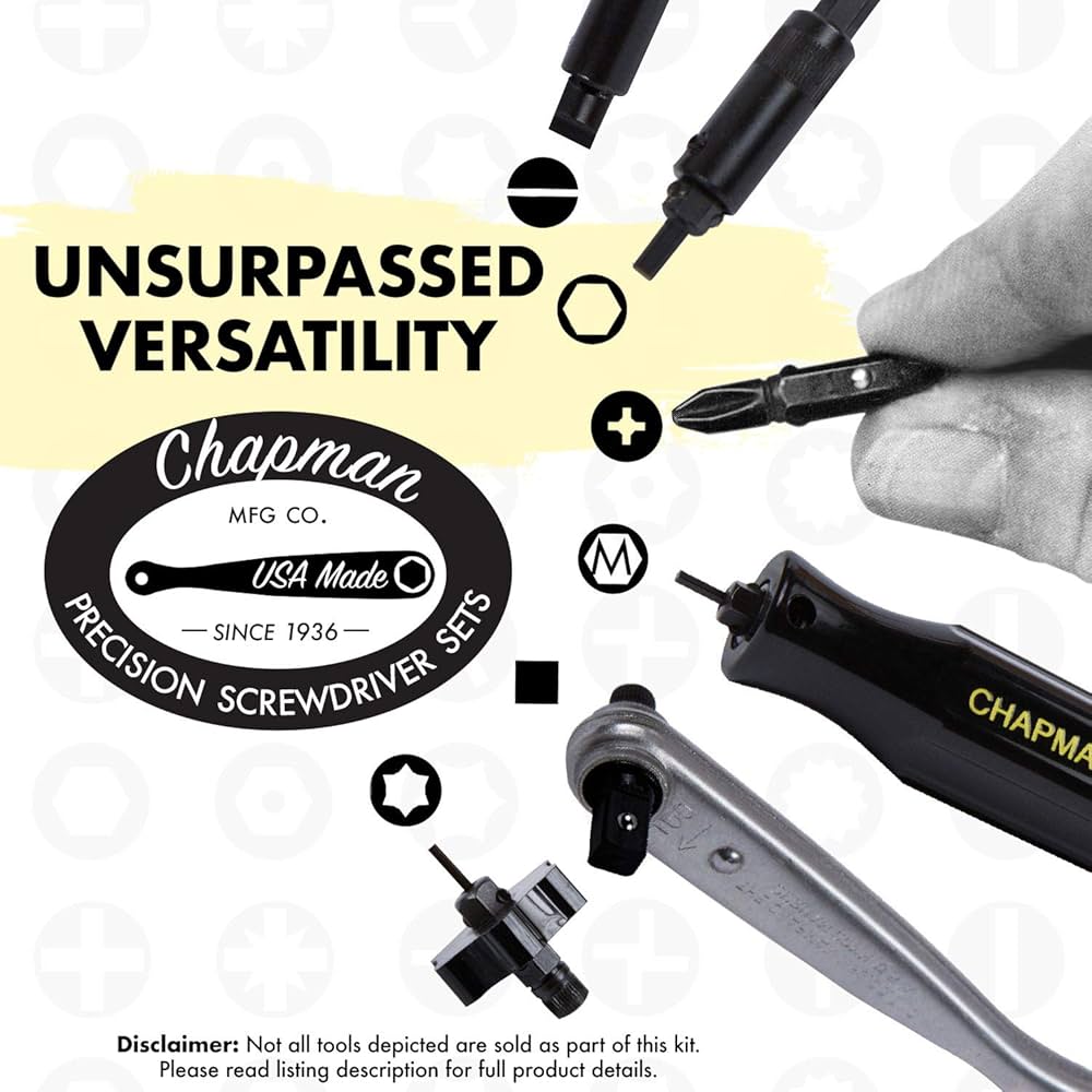 Amazon | Chapman MFG 1316 万能ドライバーセット - 16個 - 米国製 SAE