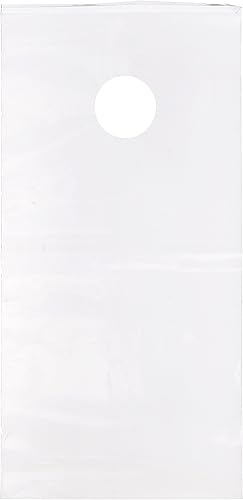 Uline Bolsas transparentes para pomos de puerta de 6 x 12 pulgadas de 1.5 mil, paquete de 100, bolsas para literatura (S-2176)