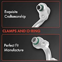 Vista 3 de A-Premium Conjunto de manguera de línea de descarga de A/C compatible con Hyundai Santa Fe 2007-2009 V6 3.3L, compresor a condensador