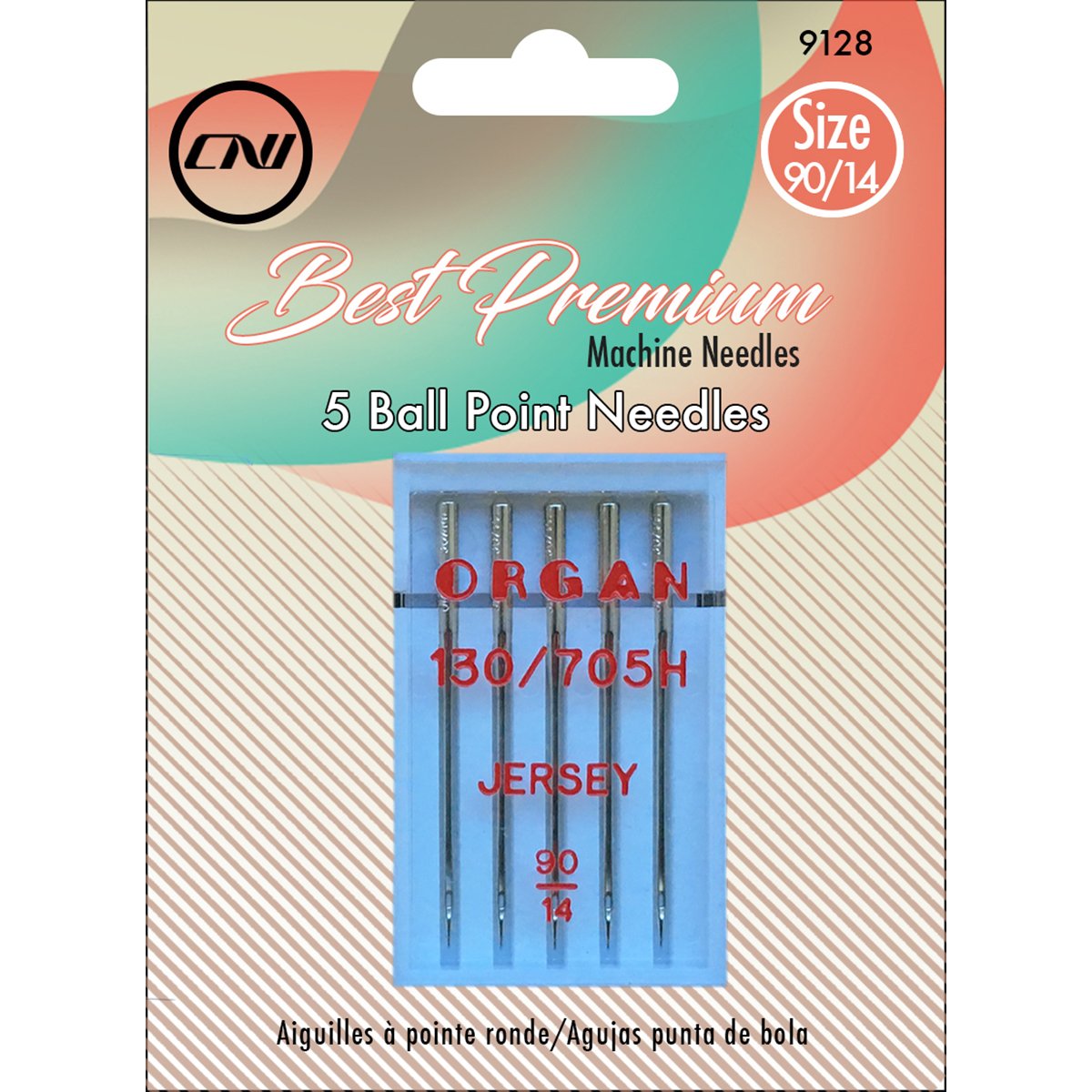 Clover Stylo à bille Taille 90/14 pour vos projets jersey maison