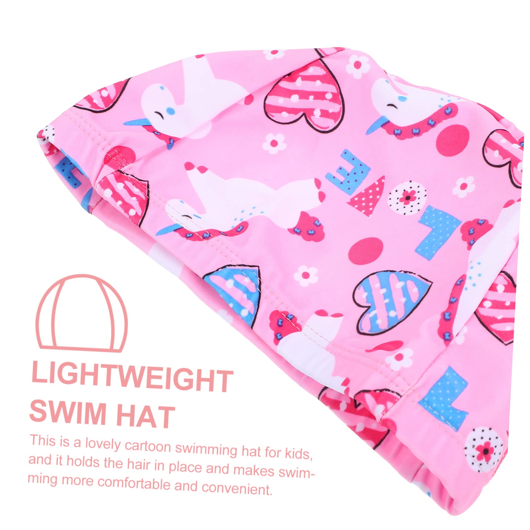 6 Pcs Cuffia Da Nuoto Cuffia Per Piscina Cuffia Elastica Per Il Nuoto Cuffia Da Nuoto Del Fumetto Cappello Per Le Donne Visiera Da Bagno Per Bambini Cuffie Per Le Donne Cappello
