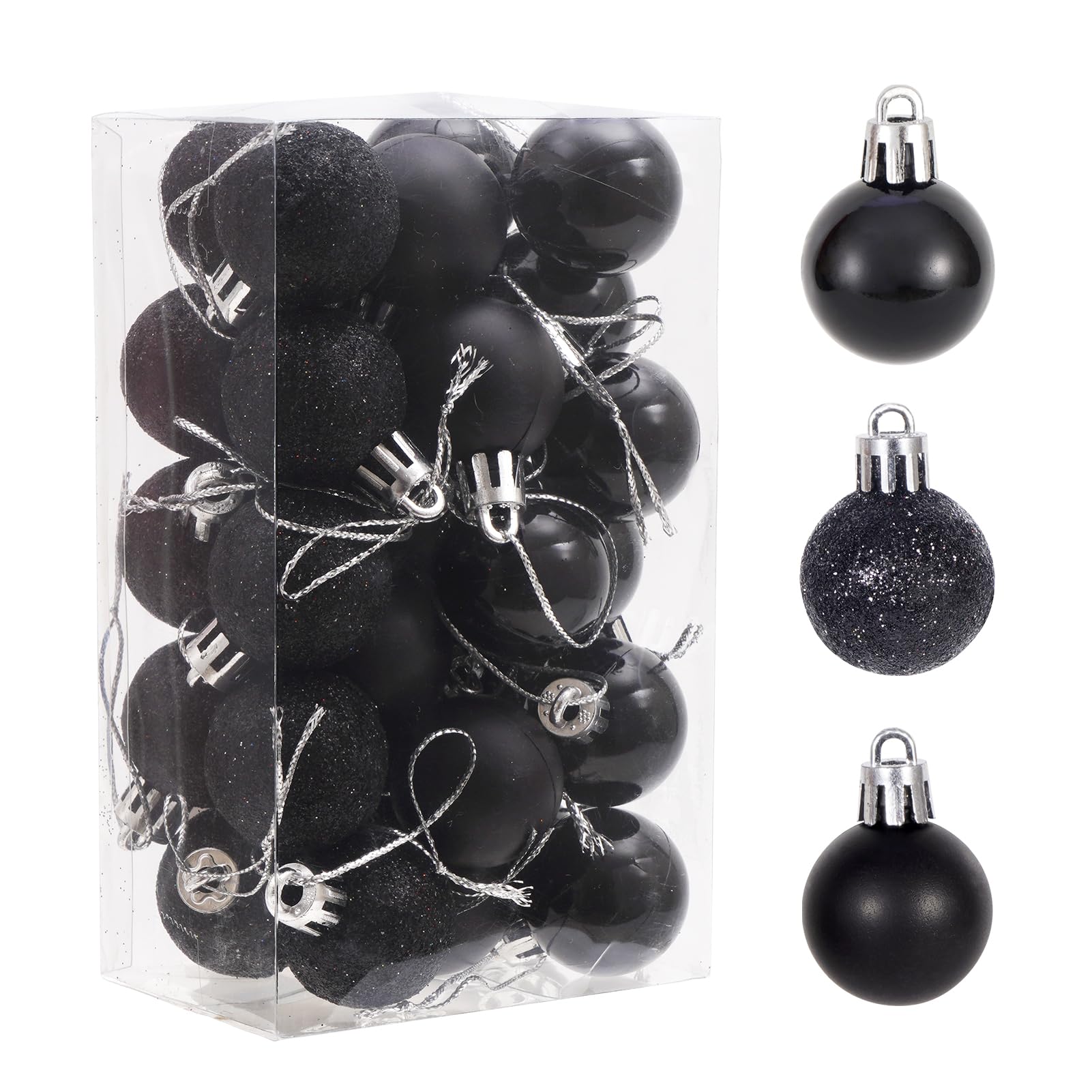 30ct Halloween Ball Ornaments, 1.18
