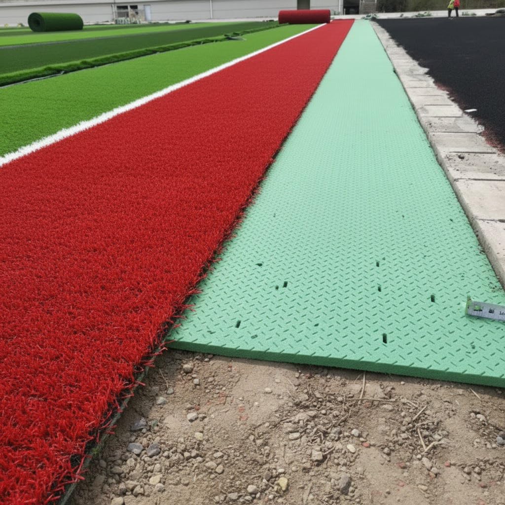 Suinga Almohadilla de Amortiguación para Césped Artificial 1x25m | Mayor Seguridad y Protección
