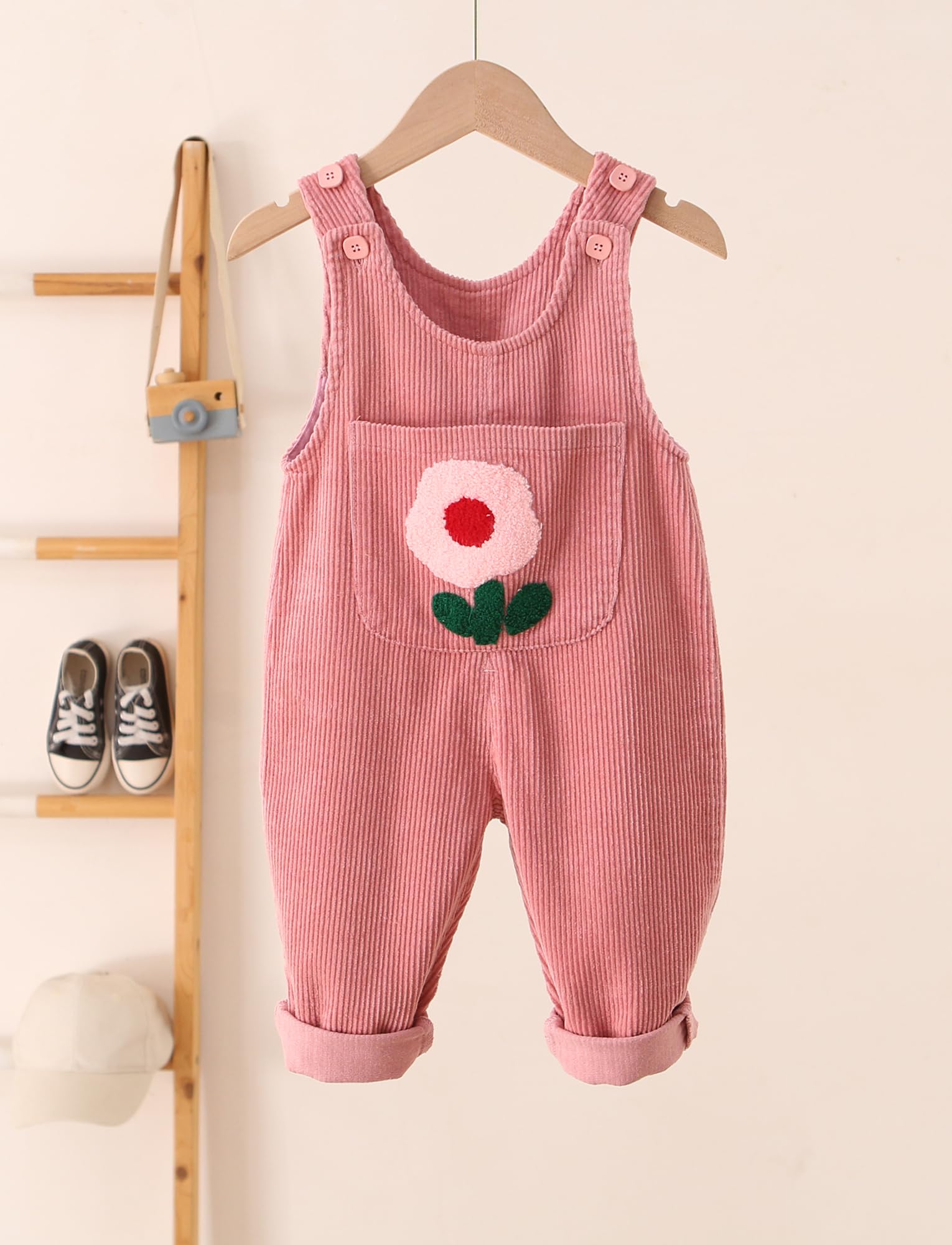 Mono de pana para bebé, mono sin mangas, peto de pana para niños pequeños, 12 meses - 5 años