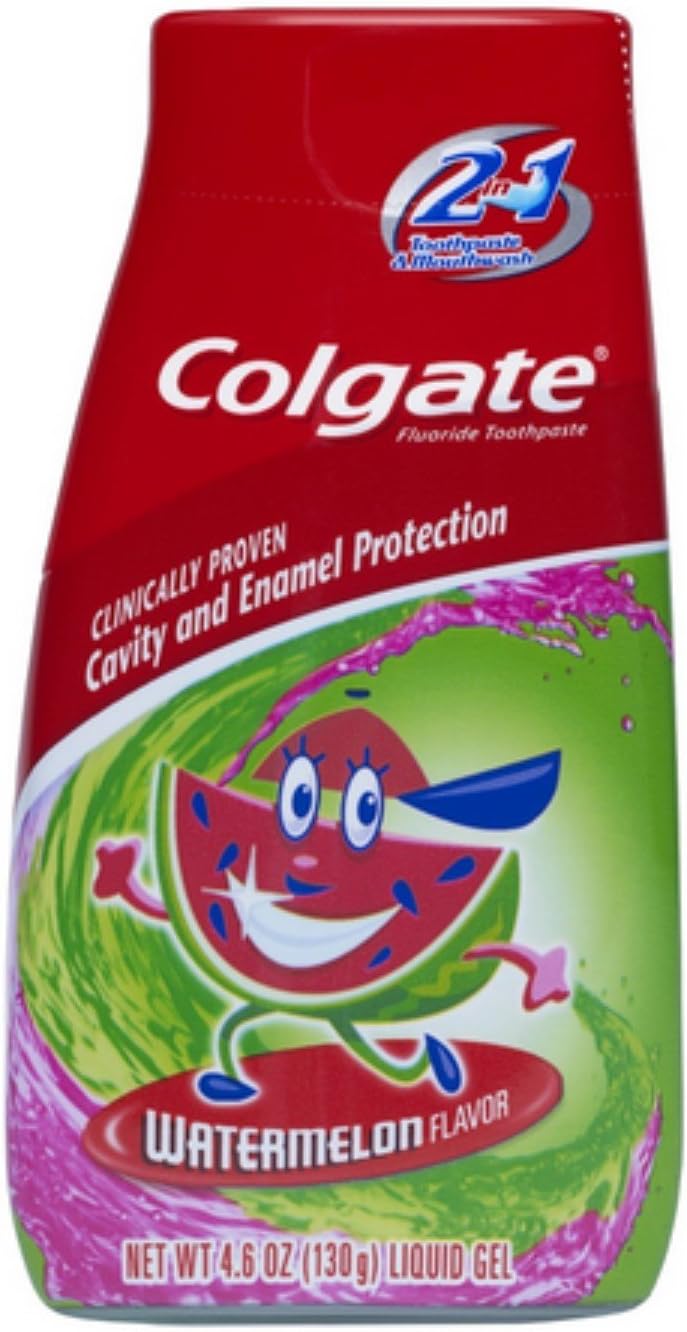 Colgate Kids 2in1 Toothpaste and Mouthwash Watermelon 4.