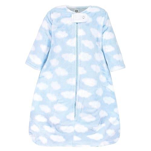 Hudson Baby - Saco de dormir unisex de felpa para bebé, cobija, nubes azules, 18-24 meses