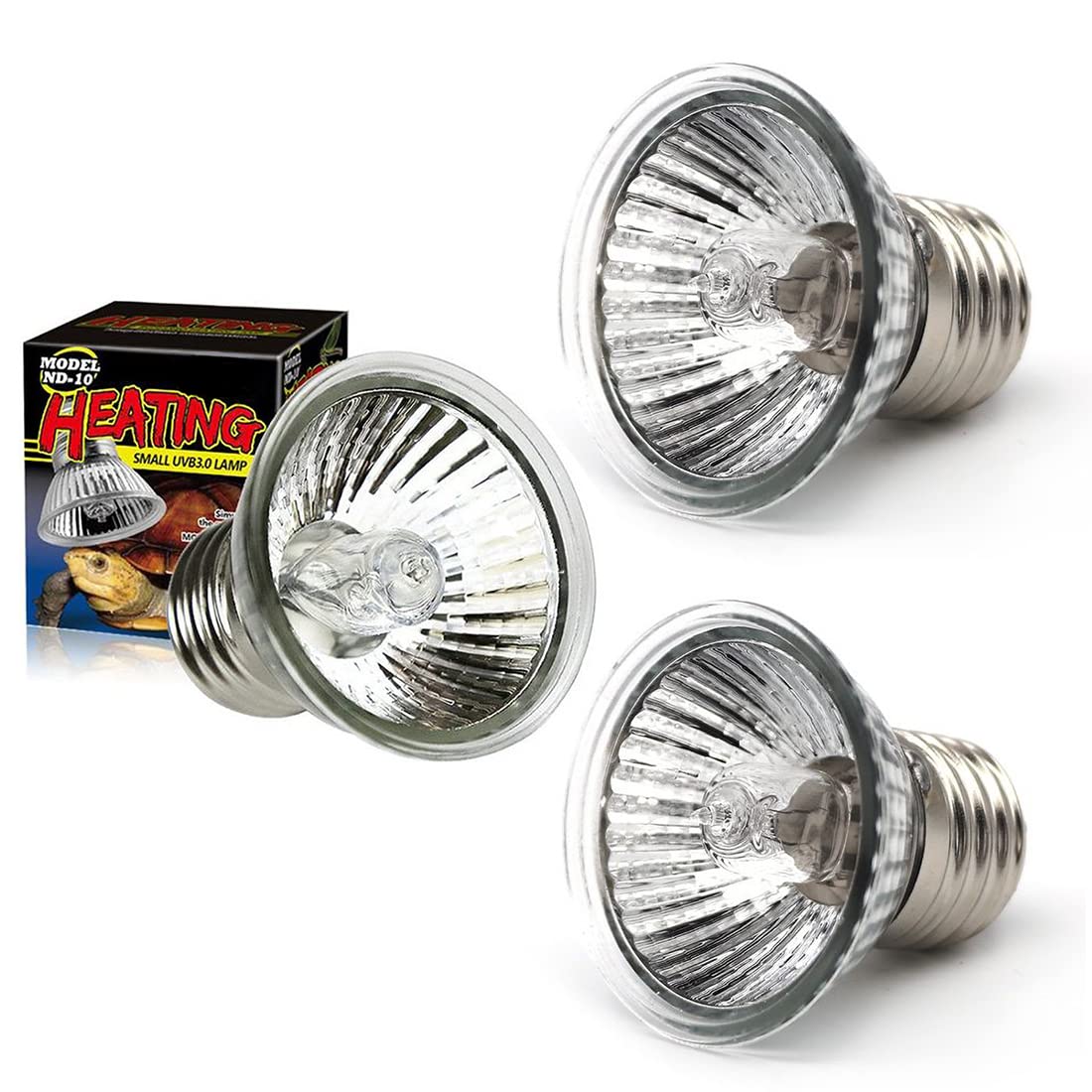 VISUAL ARREST UVB 3.0 Reptile Lamp Bulb Turtle Basking UV Light Bulbs For Aquarium Heating Lamps - 50w - 3 Pcs (B09TV2289J) Amazon Price History, Amazon Price Tracker